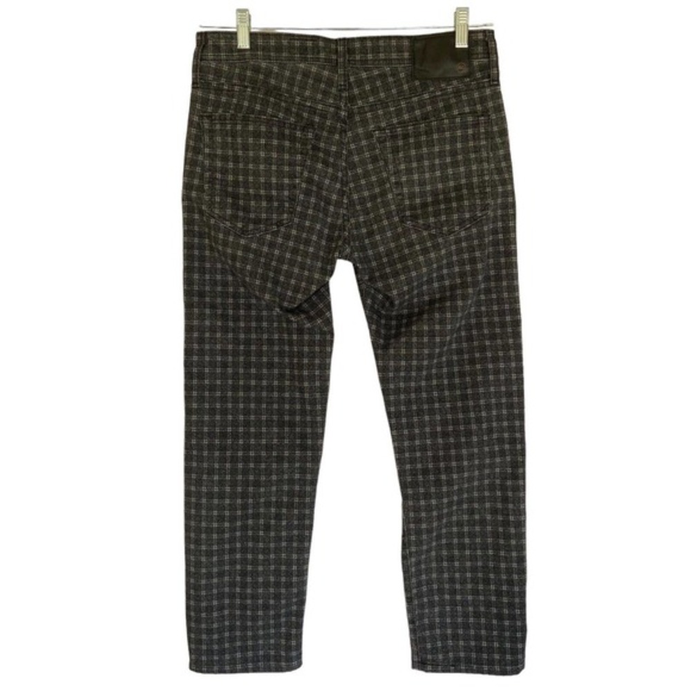 AG Adriano Goldschmied The Tellis Modern Slim Pants Men's Gray Plaid‎ 31X26 - Picture 2 of 8
